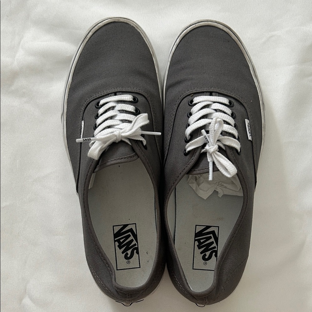 Vans Men's Charcoal Canvas Sneakers